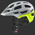 uvex finale 2.0 MTB-Helm in mattem Rhino-Grau und Neon-Gelb, Größe 56-61 cm.