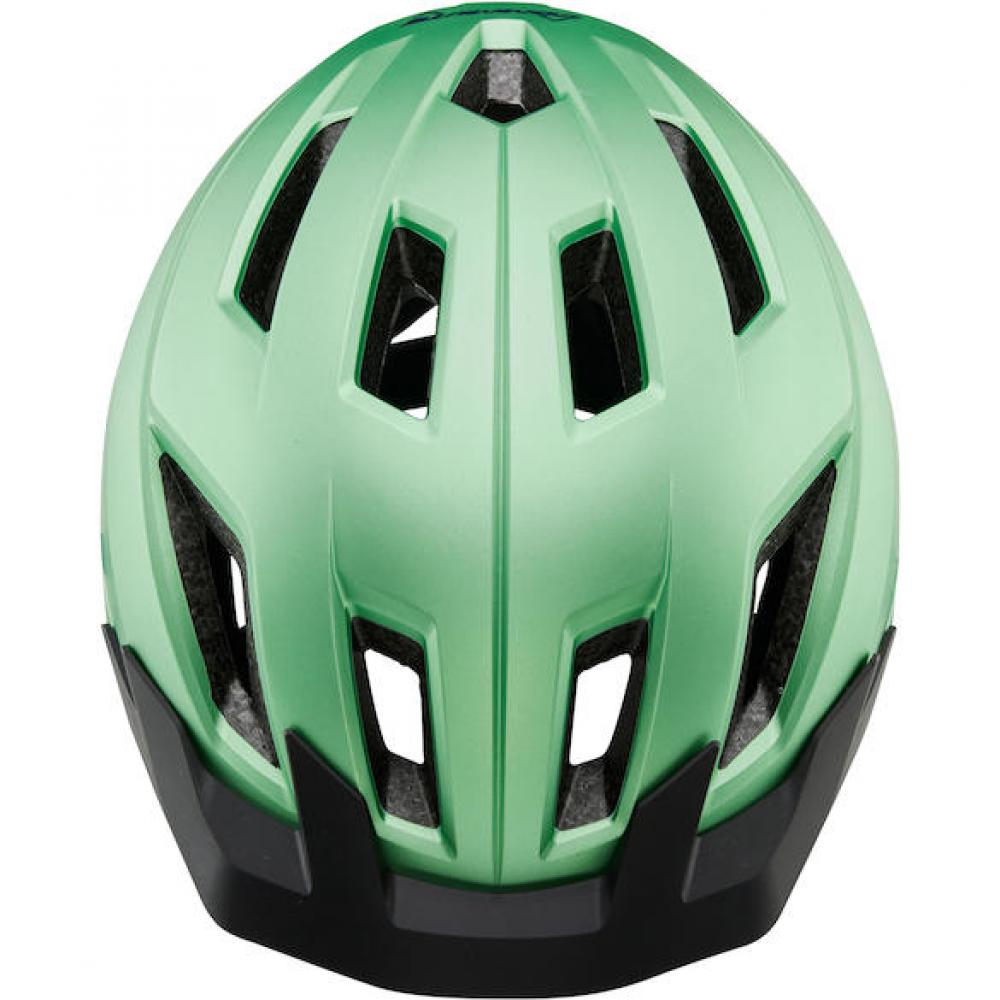 Merida Helm Commute grün 54-58 cm Grün - leichter City- und Pendlerhelm mit LED-Rücklicht