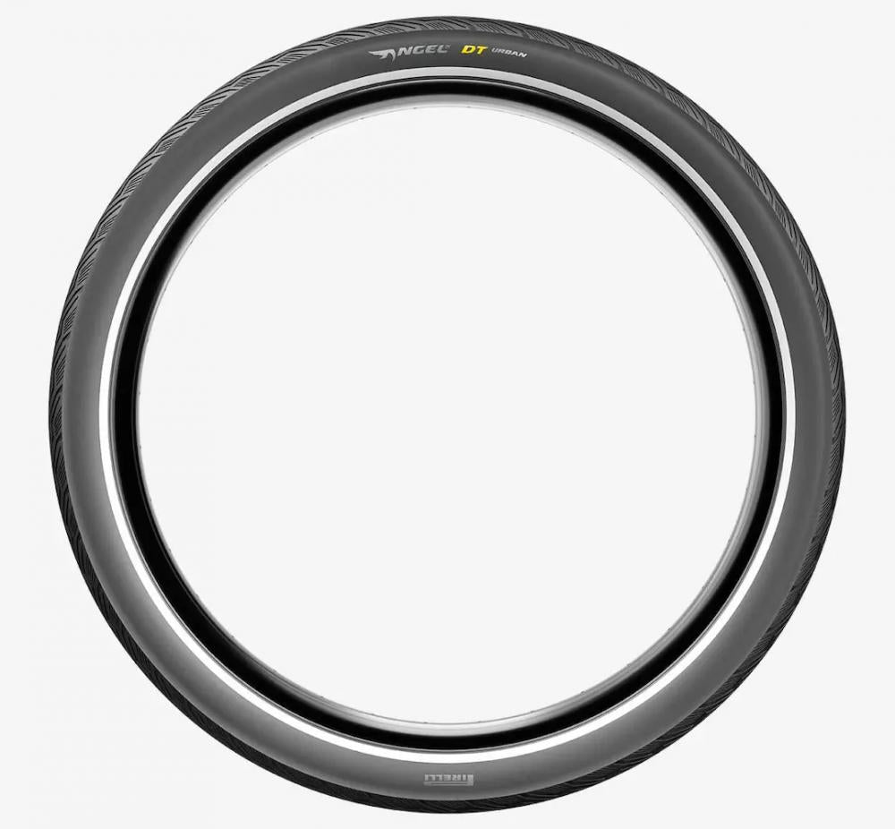 Pirelli Angel DT Urban Drahtreifen 700x52C Schwarz-Reflex - Pannenschutz für Stadtpendler