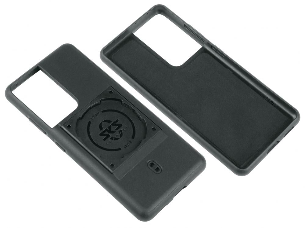 SKS COMPIT Cover Samsung Galaxy S21 Ultra 5G Stoßdämpfende Handyhülle mit Bajonettaufnahme für sichere Montage am COMPIT oder +COM/UNIT System