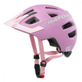 Cratoni Maxster Pro Kinderhelm blush-rose matt, 51-56 cm, mit Rücklicht, Visier, Insektenschutz, 14 Belüftungen, Clean Tex Polster