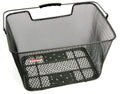 Pletscher Gepäckträger Gepäckträger-Korb schwarz mit Adapter - 32x40x23 cm