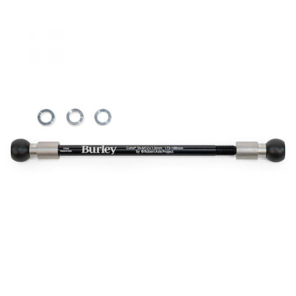 Burley Steckachse COHO XC M12x1.5, 173-188 mm Schwarz - Adapter für 12 mm Hinterrad
