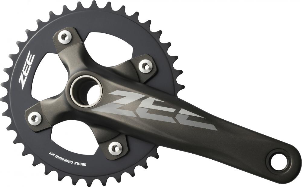 SHIMANO Kurbelgarnitur ZEE FC-M645 - 10-fach, 175 mm, 36 Zähne