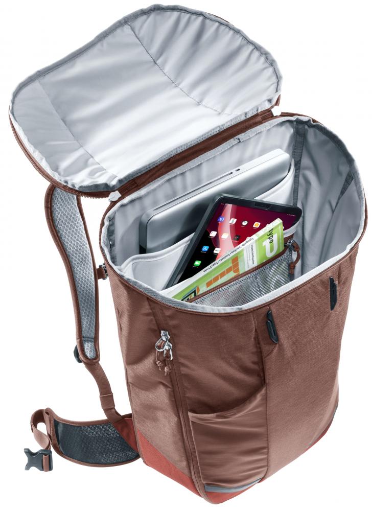 Deuter Rotsoord 25+5 Fahrradrucksack 52 cm Rot - Ergonomisch & Erweiterbar