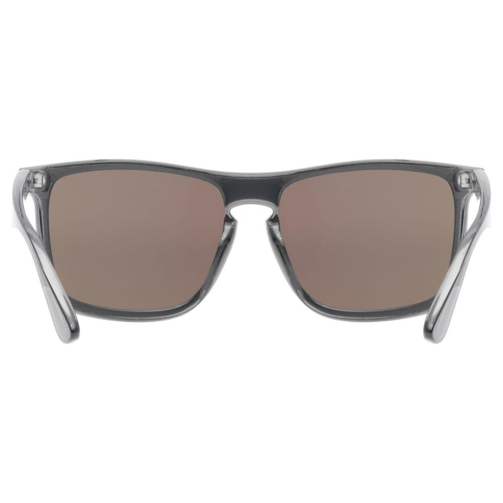 uvex Heyday Clear Smoke - Mirror Blue Sonnenbrille, Einheitsgröße