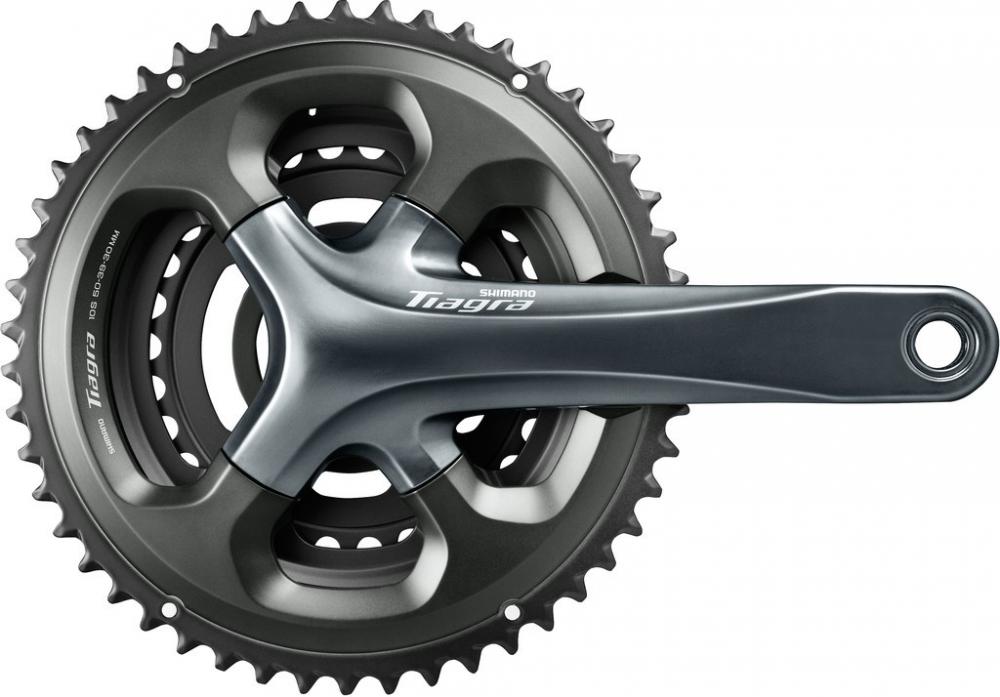 SHIMANO Kurbelgarnitur TIAGRA FC-4703 10-fach, 50-39-30 Zähne, grau