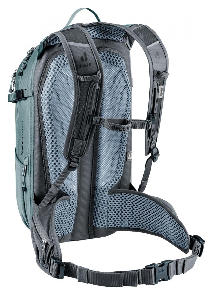 Deuter Compact 12+3 SL Fahrradrucksack 12-15 Liter - Damen MTB Rucksack mit Airstripes-Rückensystem
