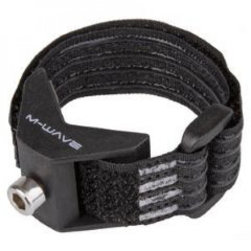 M-WAVE ADA BC Flex 2 Adapter für Flaschenhalter universelle, flexible Montage mit Klettbändern