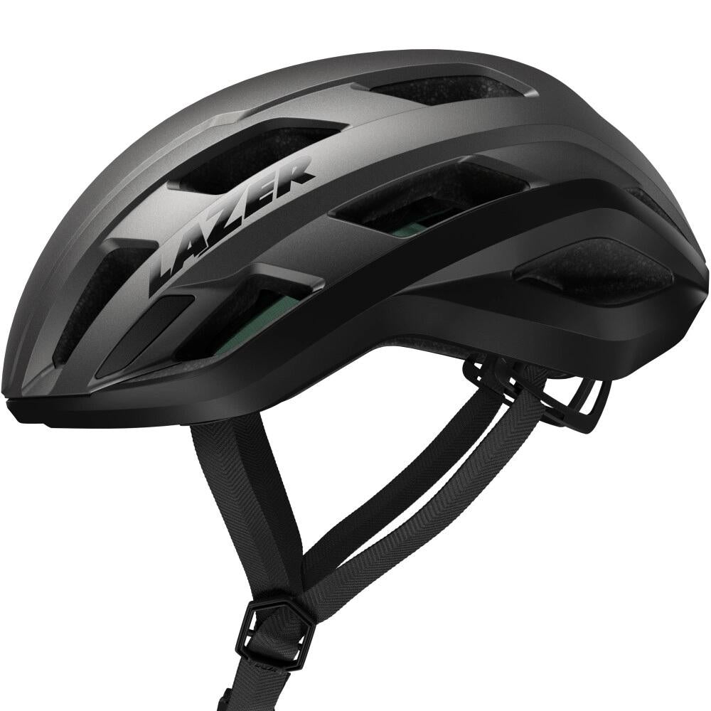 LAZER Helm Strada KinetiCore Road Matte Titanium M 55-59 cm - sicherer, komfortabler Rennradhelm