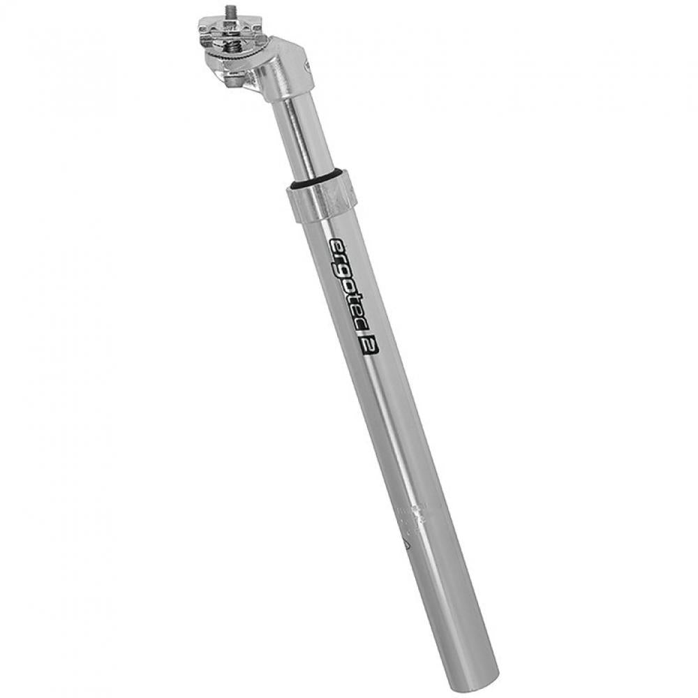 Ergotec SP-4.1 Teleskop-Sattelstütze, silber, 27,2mm, 350mm, Aluminium, verstellbar
