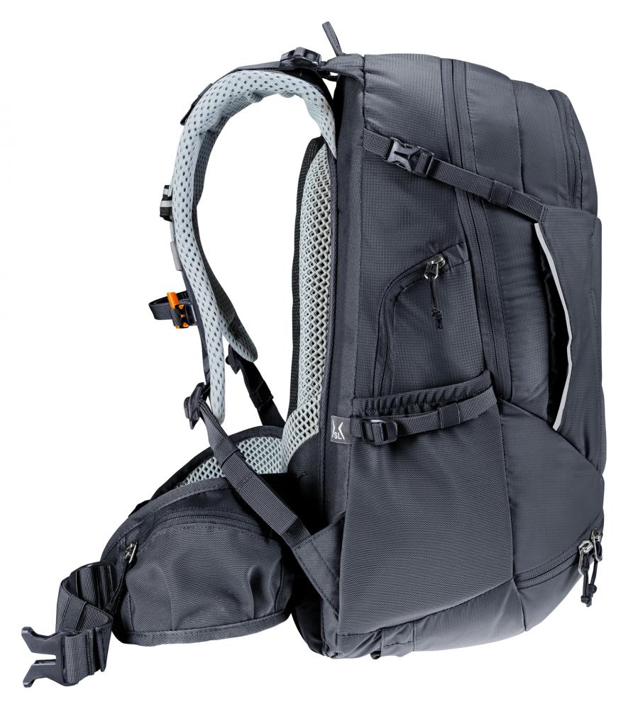 Deuter Trans Alpine 22 SL Fahrradrucksack 22L Schwarz - Damen-Mehrtagesrucksack für alpine Touren & MTB