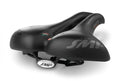 Schwarzer Selle SMP MartinTouring Large Gel Unisex Fahrradsattel.