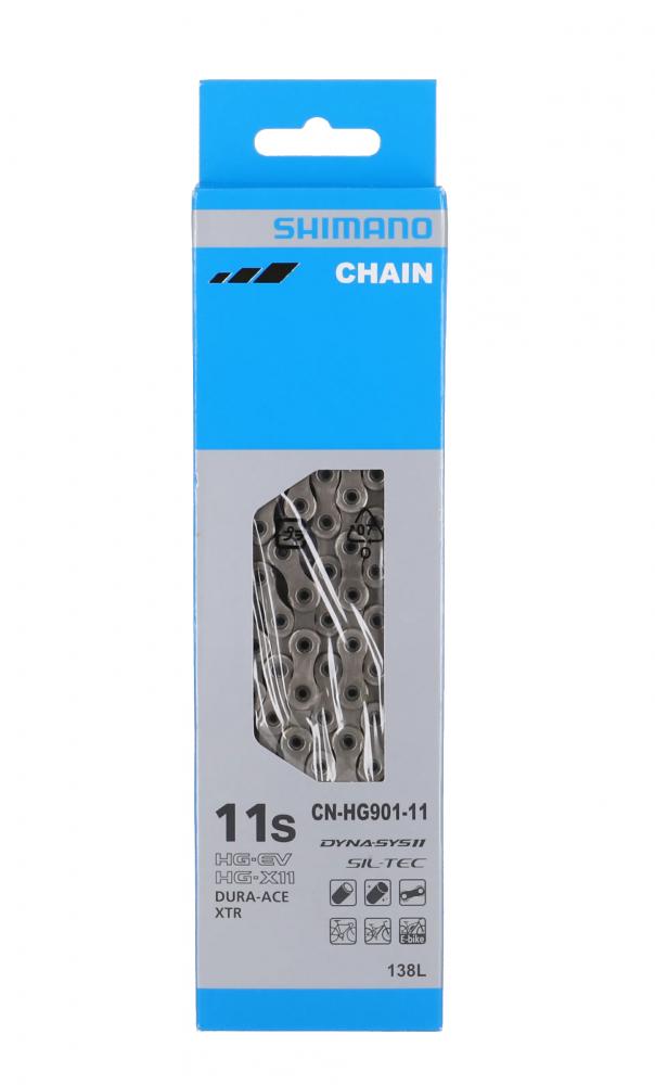 Shimano CN-HG901 11-fach Fahrradkette 138 Glieder - leise, langlebig & effizient