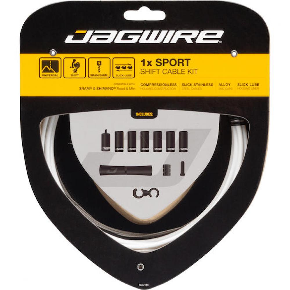 Jagwire Schaltzugset 1X Sport Shift Weiß