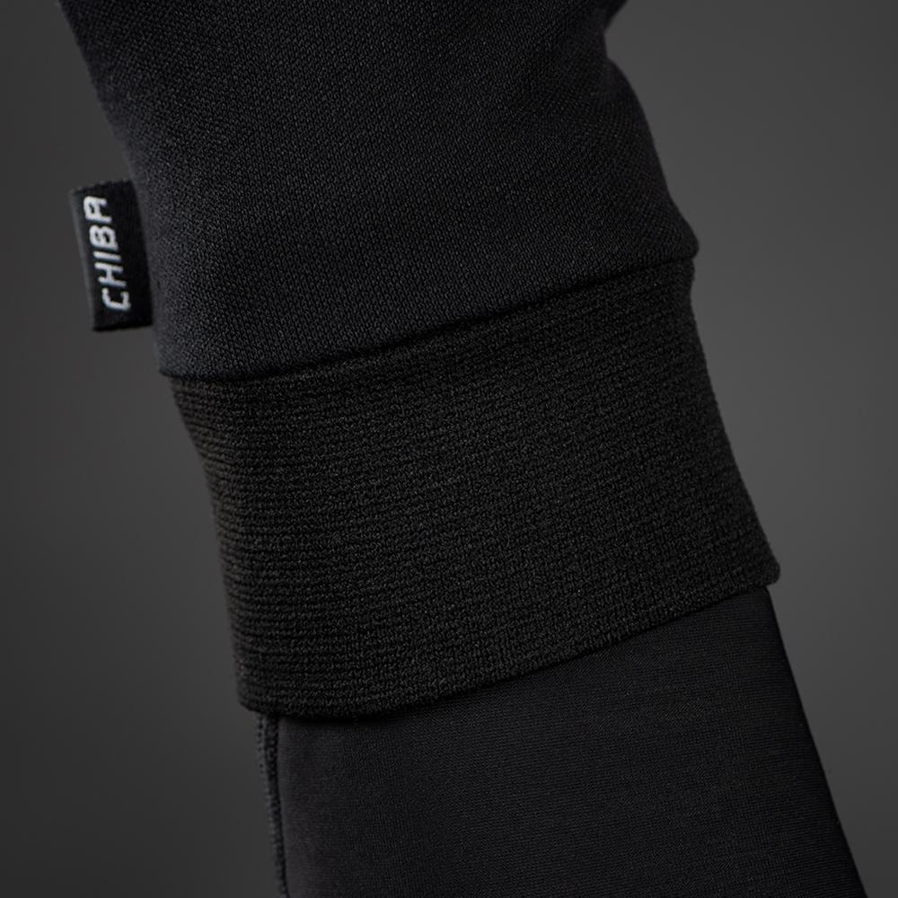 CHIBA Seiden Handschuh - Unterziehhandschuh schwarz, S, warm & leicht