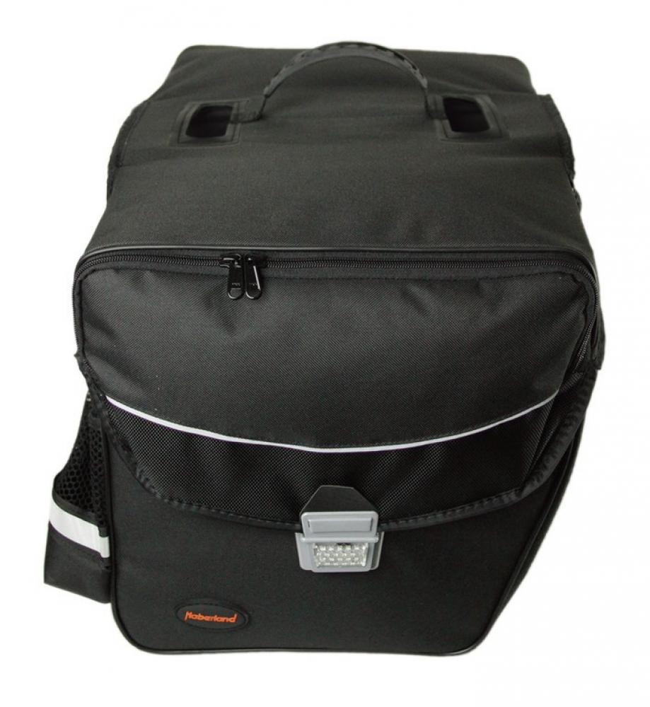 Haberland Doppeltasche Touring 6000 schwarz 32x31x16cm 33l