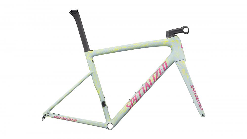 Specialized Tarmac SL8 Rahmenset - Ion Metallic/Sea/Rebel Pink - Größe 61cm - Trekkingrad