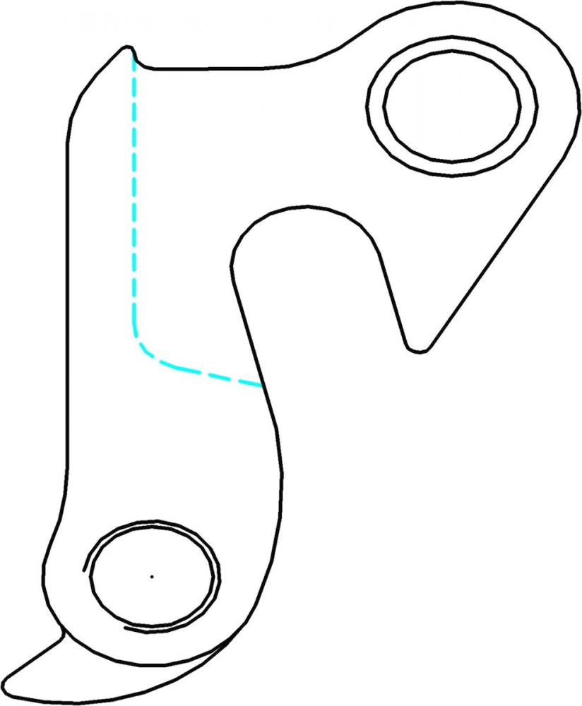MCG Parts Schaltauge DH-010 für Centurion & Merida - Ersatzteil 200g
