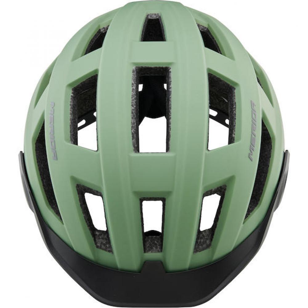 Merida Helm Explorer dunkelgrün 54-58 cm Dunkelgrün - leichter Gravel-Helm mit Top-Belüftung