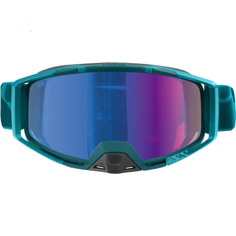 IXS Sports Division iXS Trigger Goggle Mirror unis Everglade/Mirror Cobalt - maximale Sicht & Schutz