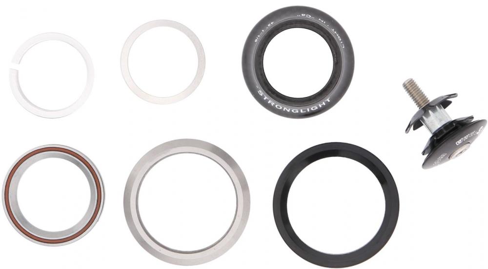 Stronglight Steuersatz 11/8-1,5" AHEA light in Carbon OVERSIZE