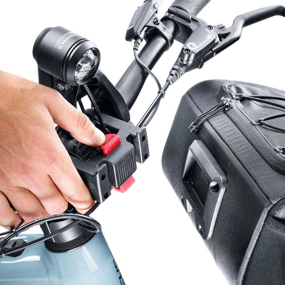 Deuter Handle Bar Bag 8 KF Lenkertasche 8L Schwarz - Robuste Fahrradtasche mit KLICKfix
