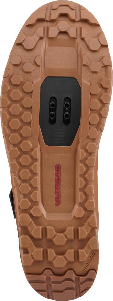 SHIMANO Fahrradschuhe GE900GTX Herren/Damen MTB SPD Größe 42 Braun - wasserdichte Gravity/Enduro Schuhe