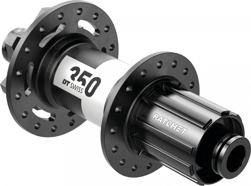 DT Swiss 350 Classic MTB Hinterradnabe schwarz, 32 Loch, Boost, Ratchet, zuverlässig