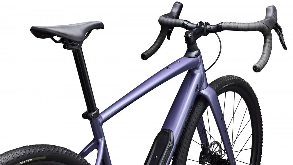 Specialized Diverge E5 Comp Gravel Bike - Satin Metallic Violet/Obsidian - Rahmengröße 54cm - Gravelbike