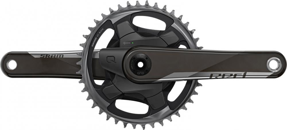 SRAM Kurbelgarnitur Quarq RED AXS 172,5 mm / 40T - präzise Leistungsmessung für Rennraßahrer