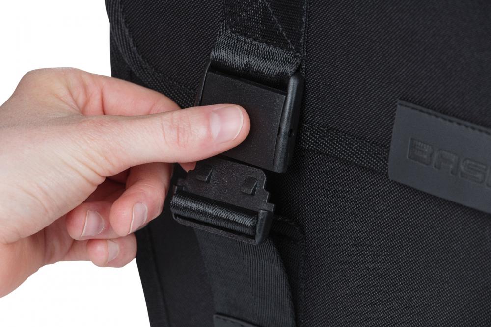 Basil Tour MIK Doppelfahrradtasche - 28 Liter Schwarz