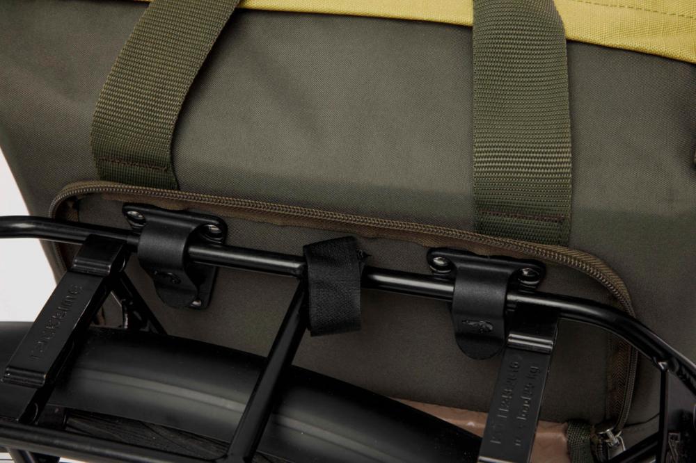 New Looxs Radtasche Oslo Kota Olive/Yellow 18 l Olive - vielseitiger Shopper für Alltag & Pendeln