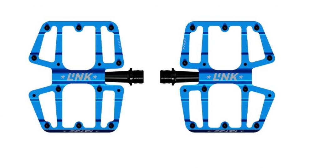 Tatze Pedal LINK Titan blau Plattform 14 Pins je Seite