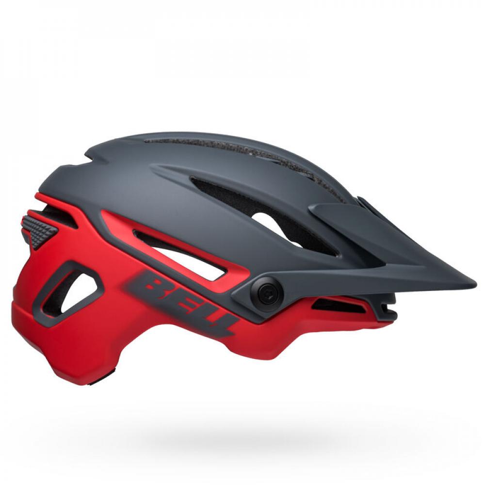 Bell Fahrradhelm Sixer Mips matt grau rot M 55-59 cm
