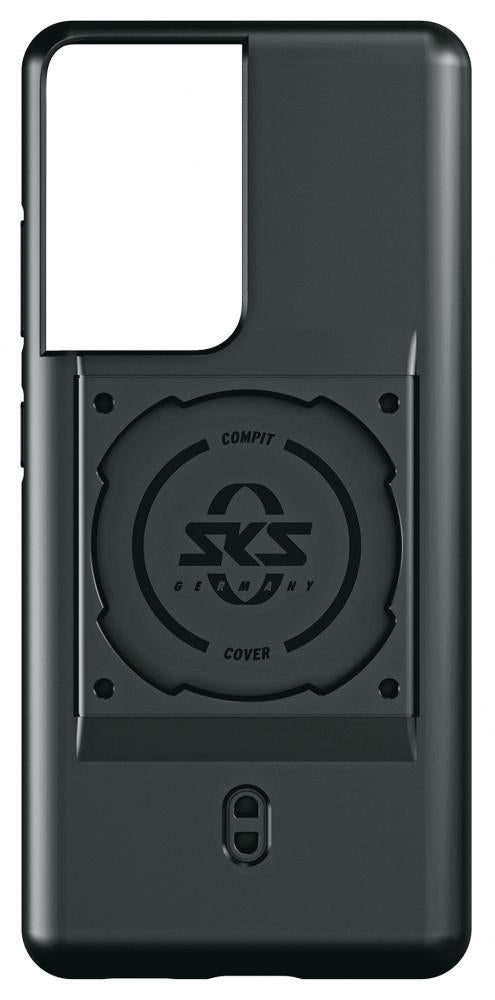 SKS COMPIT Cover Samsung Galaxy S21 Ultra 5G Stoßdämpfende Handyhülle mit Bajonettaufnahme für sichere Montage am COMPIT oder +COM/UNIT System