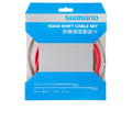 Shimano Race Schaltzugset rot Y60098014 - Präzise Schaltperformance für Rennrad & Race-Bikes