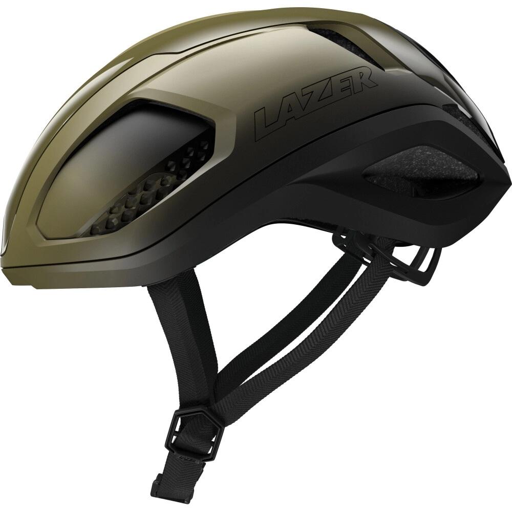 LAZER Helm Vento KinetiCore Road Salt & Pepper L 58-61 cm - maximaler Aero- und Komfort-Helm