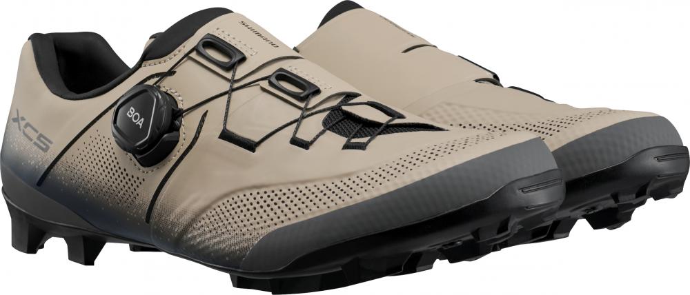 SHIMANO Fahrradschuhe XC503 Herren/Damen MTB SPD Größe 44 breit Beige Fahrradschuhe