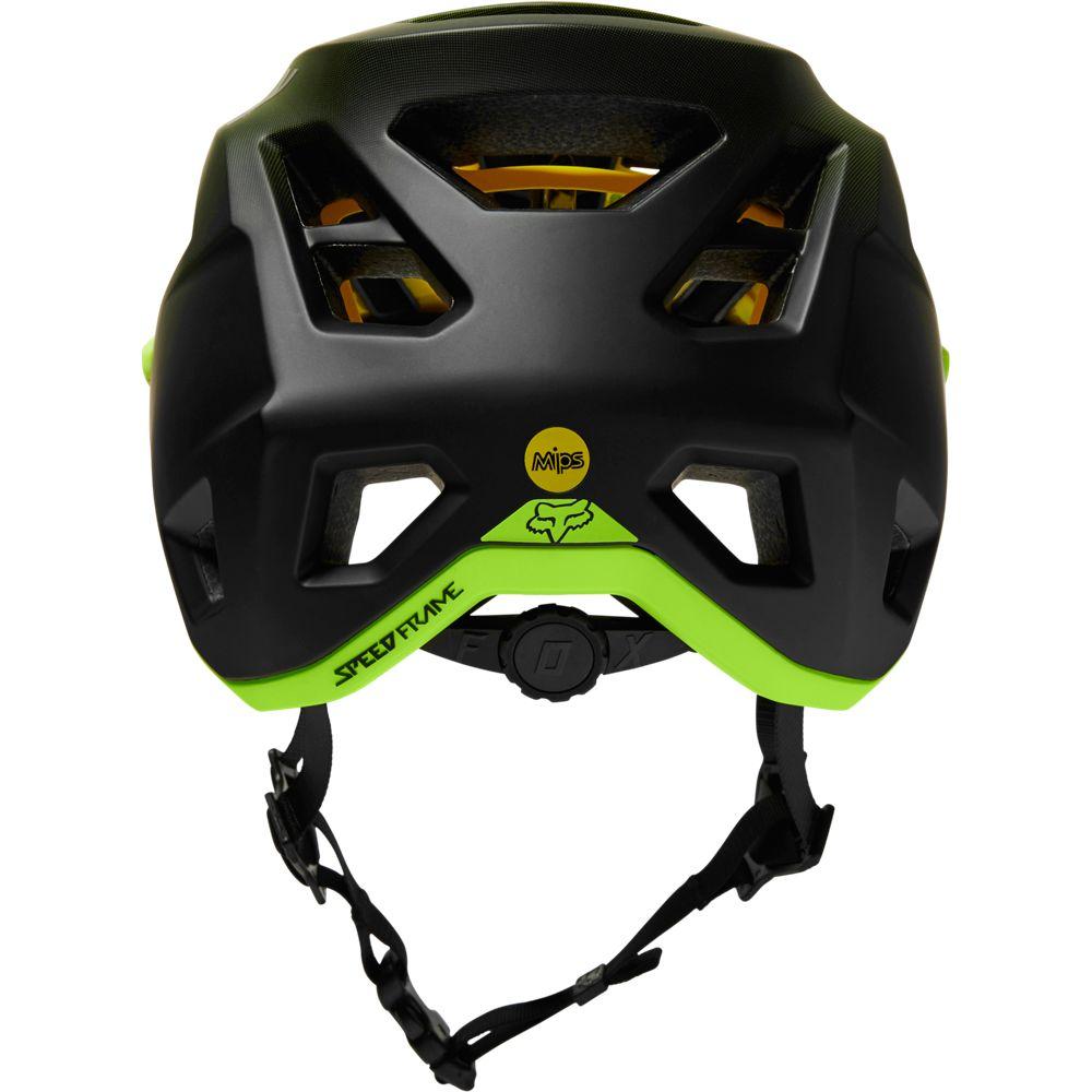 FOX Helm Speedframe Helmet MIPS CE Trail Helm Black/Yellow M
