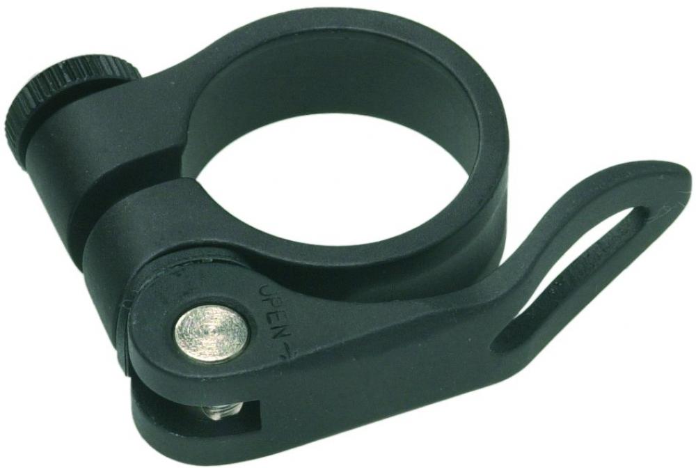 Procraft Sattelstützklemme Elite QR Ø 31,8 x 14 mm Schwarz - Schnellspanner mit ergonomischem Hebel