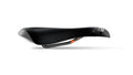 Sportourer X-RACE Gel Hi-Viz Fahrradsattel, ergonomischer, sportlicher Sattel mit Gel-Polsterung, reflektierenden Elementen, 140x272 mm, 350 g, mattschwarz