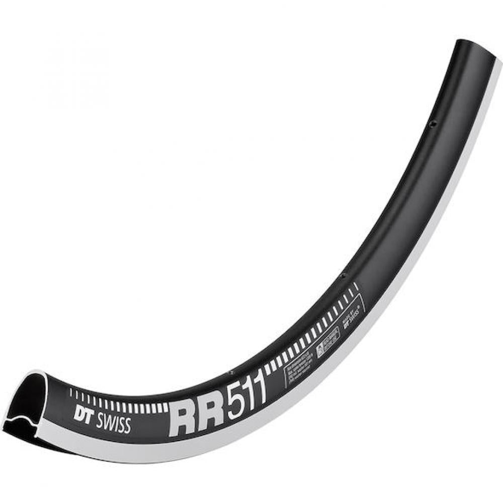 DT Swiss Felge RR 511 28"/700C 24 Loch Schwarz - steife, robuste Rennrad-Felge