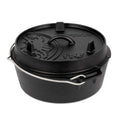 Petromax Feuertopf ft4.5 ohne Füße, 3,5 l Gusseisen, für 2-5 Personen, ideal für Camping und Backofen, Deckel als Pfanne nutzbar
