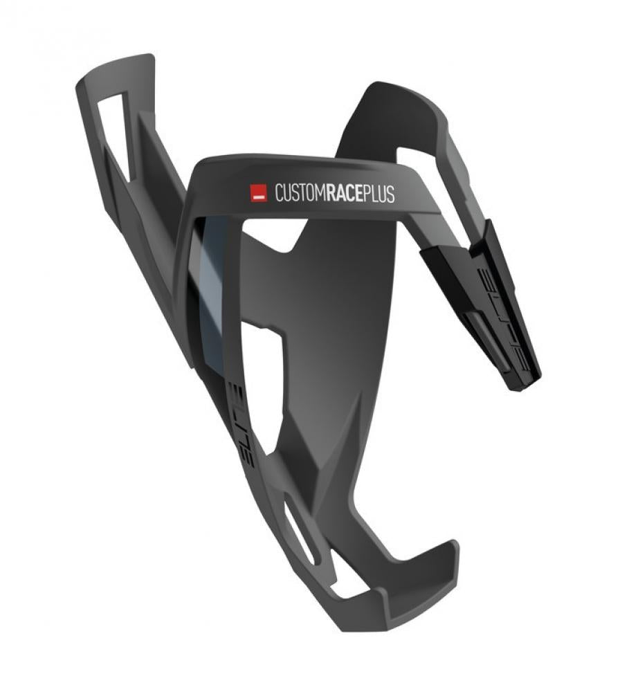 Elite Trinkflaschenhalter CustomRacePlus Skin schwarz soft touch.