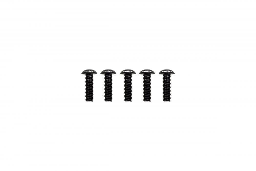 S-WORKS Flaschenhalter Schrauben Set - M5x0.8x16mm Aluminium (5 Stück) - BLT S-WORKS WATER BOTTLE CAGE BOLTS, M5X0.8PX16L, ALLOY (5 PCS)