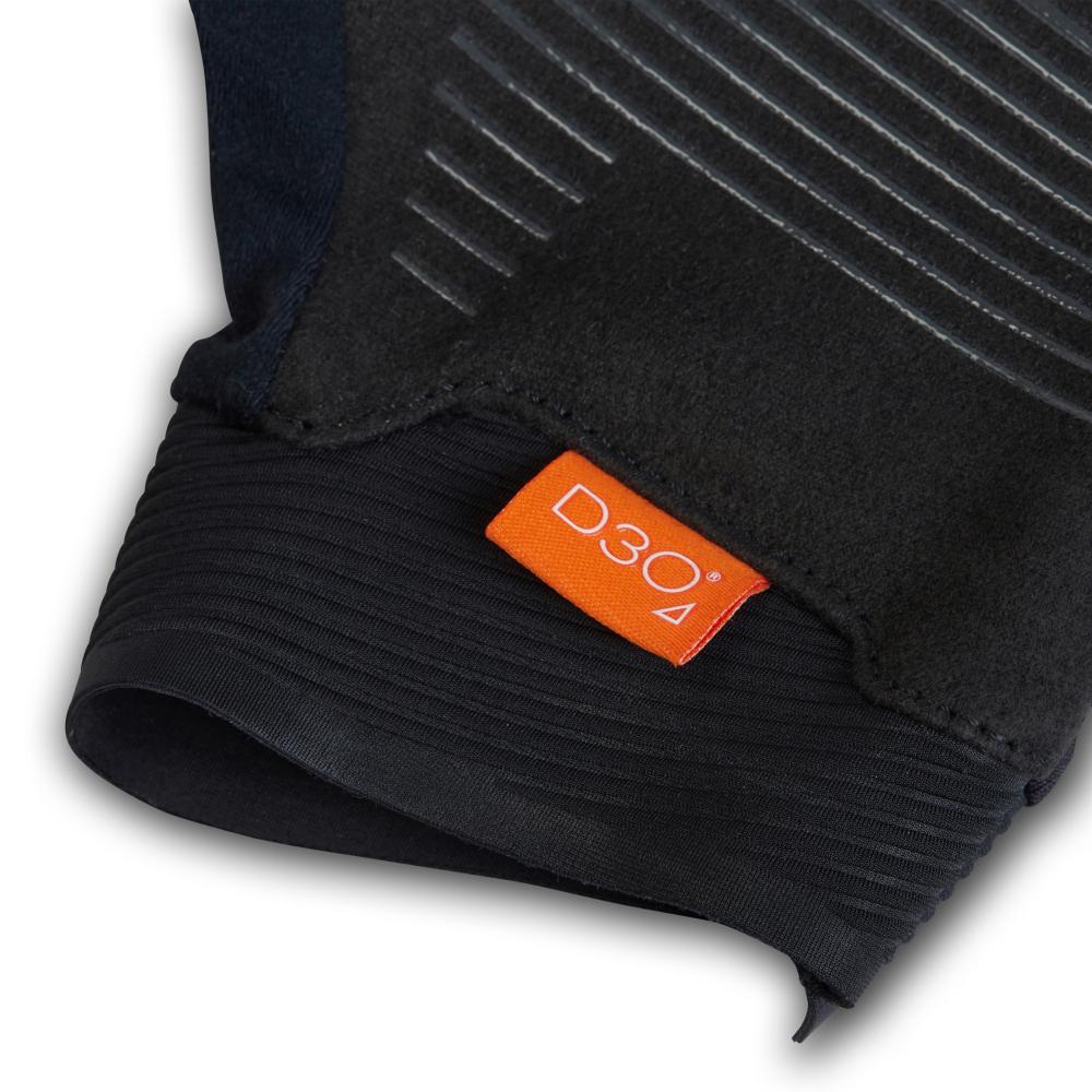 Endura MT500 D3O Handschuh II, Schwarz, Größe L - leichter Langfinger-Handschuh mit D3O-Knöchelschutz & Silikon-Grip