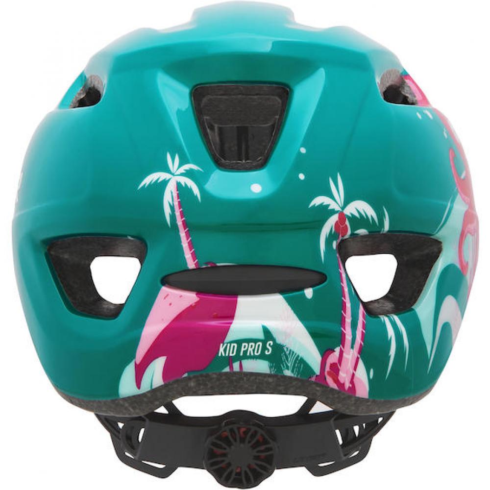 Limar Kid Pro S Octopus S Blau/Grün - superleichter Kinder-Fahrradhelm mit Top-Sicherheit