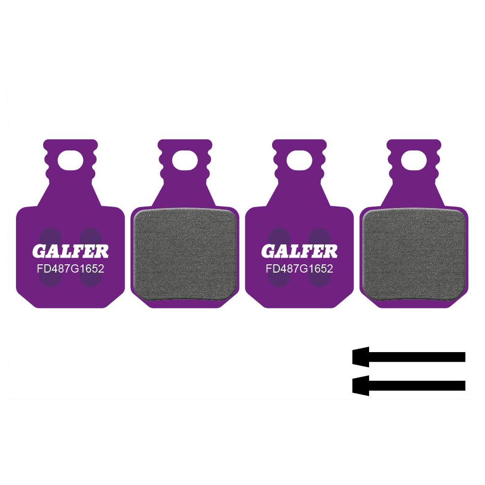 Galfer Bremsbeläge E-Bike Magura MT5/MT7 - Violett, semi-metallisch, hohe Bremskraft