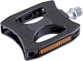 Contec Quick Ace Pedale schwarz Rutschfestes Aluminium-Design, hochwertige Lagerung, langlebig und robust, ideal für City- und Trekkingräder